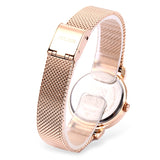 Julius JA - 732 Women Quartz Watch Stainless Steel Net Band Luminous Pointer Female Wristwatch