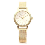 Julius JA - 732 Women Quartz Watch Stainless Steel Net Band Luminous Pointer Female Wristwatch