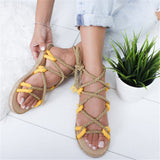 Summer Color Slippers Toe Beach Slippers Large Size Women's Strap Sandals Women
