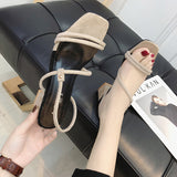 Thick slipper female sandals