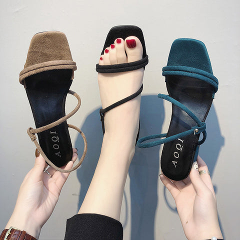 Thick slipper female sandals