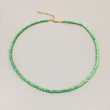 Simple Seed Beads Strand Necklace Women String Beaded Short women Necklace Jewelry 16 inches Chokers Necklace Gift