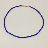 Simple Seed Beads Strand Necklace Women String Beaded Short women Necklace Jewelry 16 inches Chokers Necklace Gift