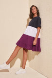 Trendyol With Color Block Knit Dress TWOSS20EL1638