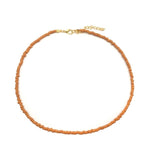 Simple Seed Beads Strand Necklace Women String Beaded Short women Necklace Jewelry 16 inches Chokers Necklace Gift