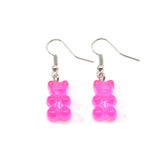 originality statement minimalist dangle earring jelly Polychromatic Bear drop earrings fashion minimalist stud earings for women