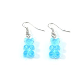 originality statement minimalist dangle earring jelly Polychromatic Bear drop earrings fashion minimalist stud earings for women