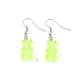 originality statement minimalist dangle earring jelly Polychromatic Bear drop earrings fashion minimalist stud earings for women