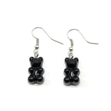 originality statement minimalist dangle earring jelly Polychromatic Bear drop earrings fashion minimalist stud earings for women