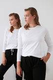 Trendyol Long Sleeve Cycling Neck Basic Knitted T-Shirt TWOAW21TS0098 футболка топ футболка женский tops футболки топ женский топы