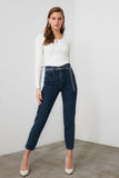 Trendyol High Bel Mom Jeans TWOAW21JE0515