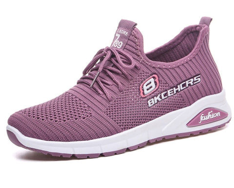 Hot Sale Linghtweight Women Sport Running Shoes Summer Fashion Casual Shoes Mesh Breathable Women Sneakers