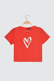 Trendyol Printed Crop Knitted T-Shirt TWOSS21TS0241