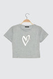 Trendyol Printed Crop Knitted T-Shirt TWOSS21TS0241