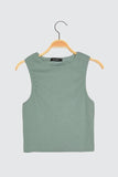Trendyol Halter Collar Ribbed Crop Knitting Athlete TWOSS21AL0017