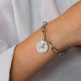 Punk 2021 Gold Color Charm Chain Bracelets For Women Pearl Coin Butterfly Alloy Bangle Bracelets Fashion Bohemian Jewelry Gift