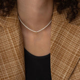 17KM Vintage Pearl Necklaces For Women Fashion Multi-layer Shell Knot Pearl Chain Necklace 2020 NEW Coin Cross Choker Jewelry