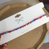Simple Seed Beads Strand Necklace Women String Beaded Short Choker Necklace Jewelry Chokers Necklace Gift 1pc