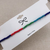 Simple Seed Beads Strand Necklace Women String Beaded Short Choker Necklace Jewelry Chokers Necklace Gift 1pc