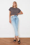 Trendyol High Bel Mom Jeans TWOAW21JE0088
