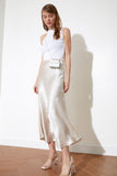 Trendyol Satin Midi Skirt TWOAW21ET0223
