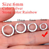 1 Piece Small Girls Hoop Earring Tiny Ear Ring Cartilage Huggie Piercing Hoop Stud Conch Earlobe Tragus Circle Women Hoop