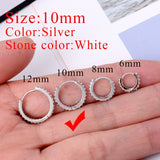 1 Piece Small Girls Hoop Earring Tiny Ear Ring Cartilage Huggie Piercing Hoop Stud Conch Earlobe Tragus Circle Women Hoop