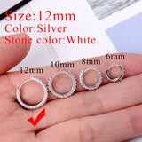 1 Piece Small Girls Hoop Earring Tiny Ear Ring Cartilage Huggie Piercing Hoop Stud Conch Earlobe Tragus Circle Women Hoop
