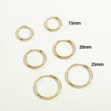 5Pair Fashion Round Twist Copper Small Hoop Earrings Set for Women Simple Gold CZ Crystal Long Chain Earring Jewelry 2021 New