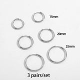 5Pair Fashion Round Twist Copper Small Hoop Earrings Set for Women Simple Gold CZ Crystal Long Chain Earring Jewelry 2021 New