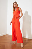 Trendyol Wide Bell-Bottomed Pants TWOSS21PL0189
