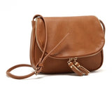 Hot Sale Tassel Women Bag Leather Handbags Cross Body Shoulder Bags Fashion Messenger Bag Women Handbag Bolsas Femininas