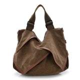 High Quality Big Women Canvas Handbag Shoulder Bags Stylish Casual Women Bag for Travel Lady Crossbody Bag Messenger Bags