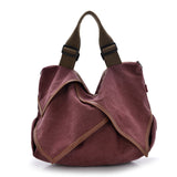 High Quality Big Women Canvas Handbag Shoulder Bags Stylish Casual Women Bag for Travel Lady Crossbody Bag Messenger Bags