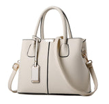 Vogue Star PU Leather Top-handle Women Handbag Solid Ladies Lether Shoulder Bag Casual Large Capacity Tote Crossbody Bags LB24