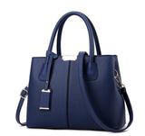 Vogue Star PU Leather Top-handle Women Handbag Solid Ladies Lether Shoulder Bag Casual Large Capacity Tote Crossbody Bags LB24
