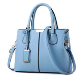 Vogue Star PU Leather Top-handle Women Handbag Solid Ladies Lether Shoulder Bag Casual Large Capacity Tote Crossbody Bags LB24