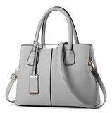 Vogue Star PU Leather Top-handle Women Handbag Solid Ladies Lether Shoulder Bag Casual Large Capacity Tote Crossbody Bags LB24
