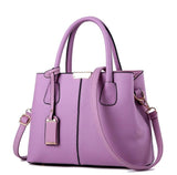 Vogue Star PU Leather Top-handle Women Handbag Solid Ladies Lether Shoulder Bag Casual Large Capacity Tote Crossbody Bags LB24