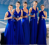 Women Convertible Multi Way Wrap Maxi Dress Backless Sexy Beach Sundress Bridesmaid Party Dresses Bandage Bodycon Long Prom Gown
