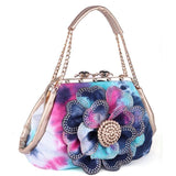 2018 New Designer Women Handbag Colorful Flower Women's Tote Women Messenger Bags Fashion  Ladies Shoulder Bag Bolsas LB867