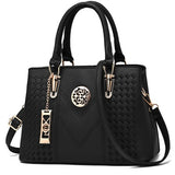 Embroidery Messenger Bags Women Leather Handbags  Bags for Women 2018 Sac a Main Ladies Hand Bag