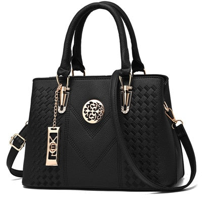 Embroidery Messenger Bags Women Leather Handbags  Bags for Women 2018 Sac a Main Ladies Hand Bag