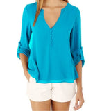 LASPERAL Zipper Short Sleeve Women Shirts Sexy V Neck Solid Womens Tops Blouses Casual Tee Shirts Tops Female Clothes Plus Size