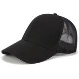 fashion women men ponytail baseball cap
