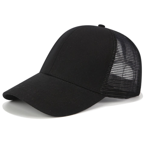 fashion women men ponytail baseball cap