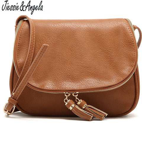 Hot Sale Tassel Women Bag Leather Handbags Cross Body Shoulder Bags Fashion Messenger Bag Women Handbag Bolsas Femininas