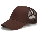 fashion women men ponytail baseball cap