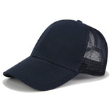 fashion women men ponytail baseball cap