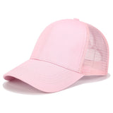 fashion women men ponytail baseball cap